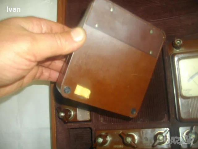 НОВА РУСКА СССР 1959г. ИЗМЕРВАТЕЛНА СТАНЦИЯ ДО 30 АМПЕРА М45М ПЪЛЕН КОМПЛЕКТ В КОЖЕНА ЧАНТА, снимка 14 - Други инструменти - 49293364