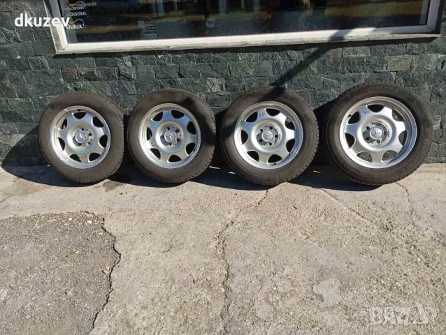 Продавам всесезонни гуми Continental с алуминиеви джанти Мерцедес , снимка 5 - Гуми и джанти - 48889224