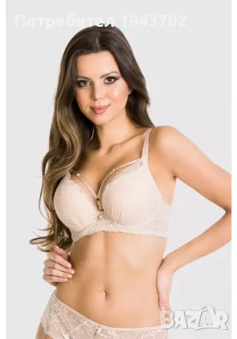 Сутиен с повдигащ ефект в бежов цвят JULIA 19167 MEDIOLANO