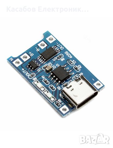 Модул TP4056 Li-Ion USB-C зарядно със защита, снимка 3 - Друга електроника - 43534891