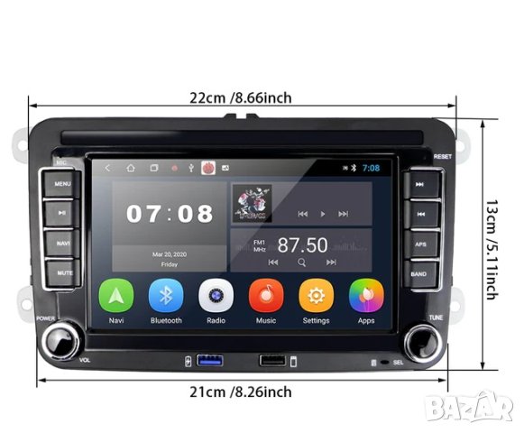 Мултимедия, VW, плеър, двоен дин, volkswagen, навигация, Golf 5 6, passat, touran, Seat, Skoda, Голф, снимка 16 - Аксесоари и консумативи - 37891362