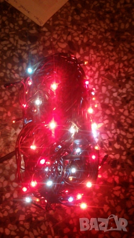 Коледни лампички Цветных микроламп - 50000 часов работы - Гирлянда Электрическая, снимка 10 - Декорация за дома - 51436847