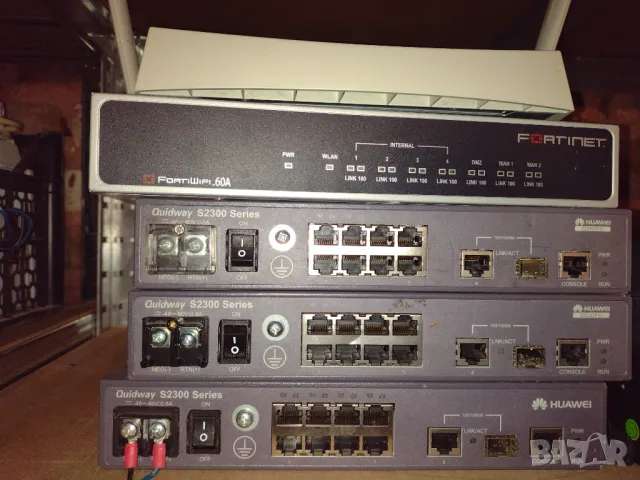ЛОТ от суйчове switch Ubiquiti Utepo Tp-Link Cisco Fortinet, снимка 6 - Суичове - 48246946