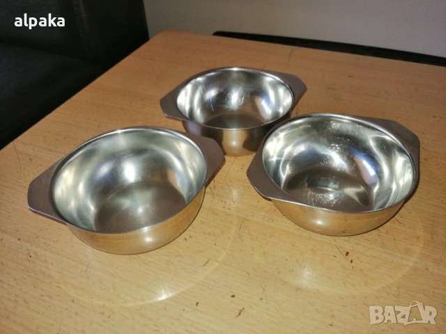 Продавам купичка дълбока, с плътна дръжка, алпака, Хром Силистра #113 , снимка 2 - Прибори за хранене, готвене и сервиране - 37371930