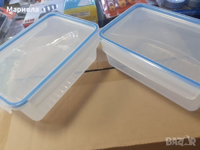 Комплект кутии за храна с щипки 2x2л, контейнери за храна BPA free  , Херметични кутии за съхранение, снимка 5 - Кутии за съхранение - 40839815