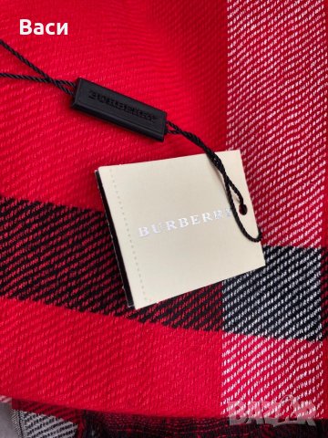 BURBERRY кашмирен голям шал, снимка 8 - Шалове - 40749450