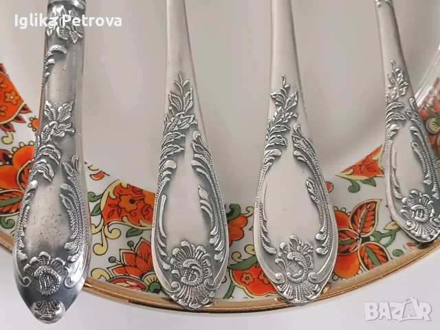 Нови,посребрени,руски прибори, снимка 4 - Антикварни и старинни предмети - 53023623