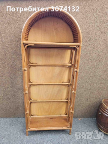 Портманто от естествен бамбук