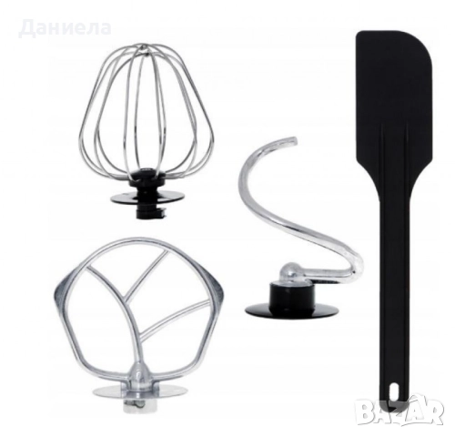 Планетарен миксер Voltz V51115F – мощност 1600W и 5L купа от инокс за перфектно тесто и кремове, снимка 5 - Миксери - 52217303