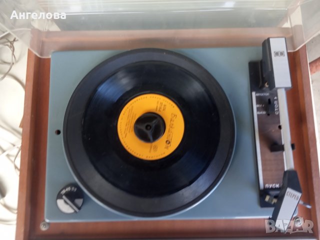 Грамофон с колона, снимка 3 - Грамофони - 36773267