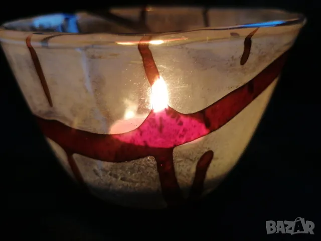 Свещник мурано 🕯️❤️, снимка 6 - Декорация за дома - 47814276
