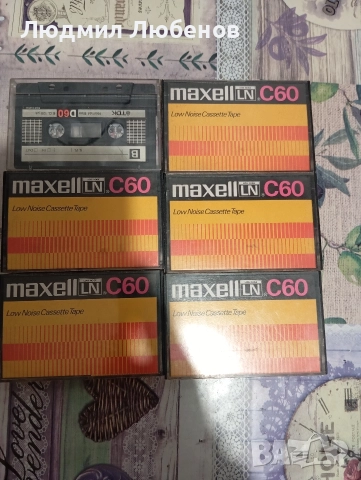 Лот 5бр. касети Maxel и 1брTDK