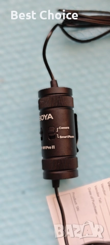 BY-M1 Pro II микрофон Lavalier с шумопотискане, всепосочен, с порт за монитор, снимка 11 - Микрофони - 52819111