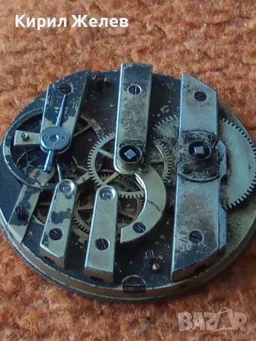 МЕХАНИЗЪМ от СТАР ШВЕЙЦАРСКИ ДЖОБЕН ЧАСОВНИК с ПОРЦЕЛАНОВ РИМСКИ ЦИФЕРБЛАТ За КОЛЕКЦИЯ РЕМОНТ 49627, снимка 13 - Антикварни и старинни предмети - 48633428