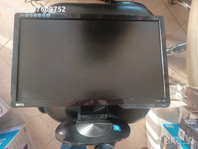 Монитор benq g925hda, 18,5' wide, lcd, 5ms, 700:1, dcr 40000:1, 200cd, 1366x768, glossy black - 9h.l, снимка 1 - Монитори - 47865487