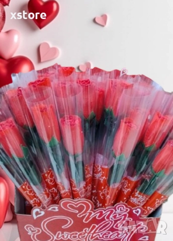 Красива роза в романтична опаковка, снимка 2 - Подаръци за жени - 52793389