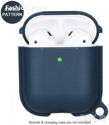 Нов защитен калъф кейс за кутия на слушалки Apple Airpods 1 2 Карбон, снимка 2 - Други - 33642919