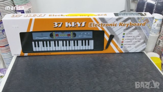 Йоника с микрофон, много функции, сила на звука, включени батерии, в кутия - 1811, снимка 1