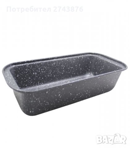 ФОРМА ЗА ПЕЧЕНЕ НА КЕКС И ХЛЯБ Елеком с каменно покритие, снимка 1