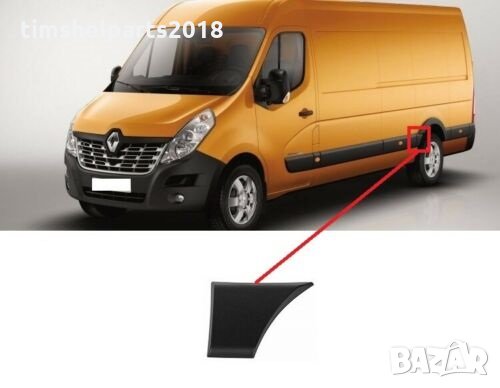 Лайстна заден калник Renault Master 2010-,Nissan Interstar 2010-,Opel Movano 2010-Шофьорска страна, снимка 2 - Части - 33035922