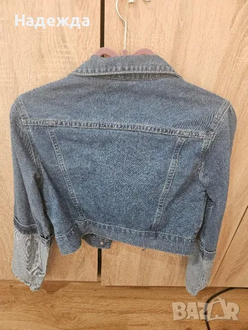 дамско дънково яке, снимка 2 - Якета - 49597060