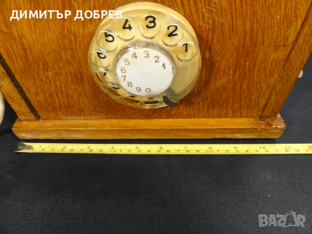 СТАР РЕТРО СОЦ НРБ ТЕЛЕФОН С ШАЙБА ТЕЛЕФОННА ЦЕНТРАЛА, снимка 7 - Антикварни и старинни предмети - 51798780