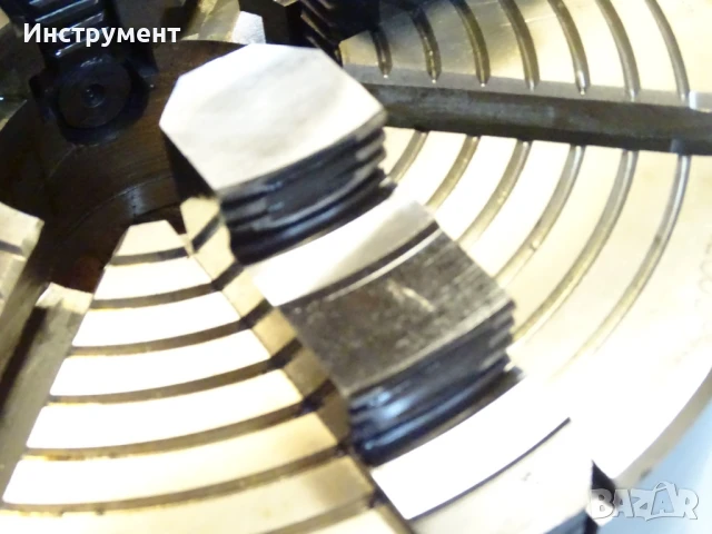Планшайба за струг Ф315 4-челюсти USSR Independent 4-Jaw Facep late chuck, снимка 11 - Резервни части за машини - 51238422