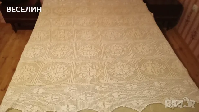 Продавам ръчно плетени покривки, снимка 2 - Декорация за дома - 48347017