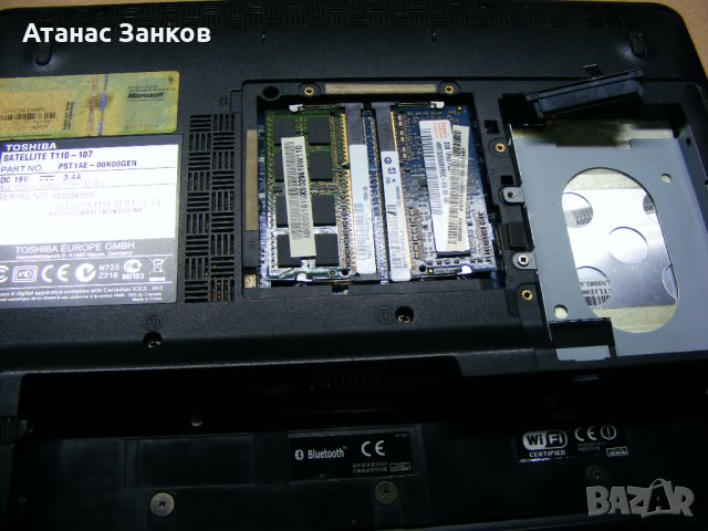 Лаптоп за части Toshiba Satellite T110 -107, снимка 9 - Части за лаптопи - 34952691