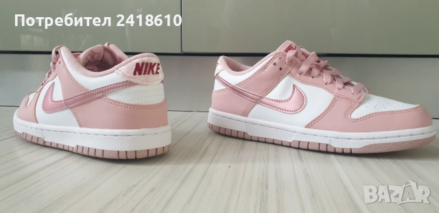 Nike  Dunk Low Pink Velvet   Size 38 /24 см. UK 5  US 5.5  НОВО! ОРИГИНАЛ! Дамски Кецове., снимка 10 - Кецове - 52575408