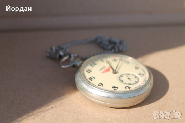 СССР джобен часовник ''Молния'' за турските железници, снимка 4 - Антикварни и старинни предмети - 40877042