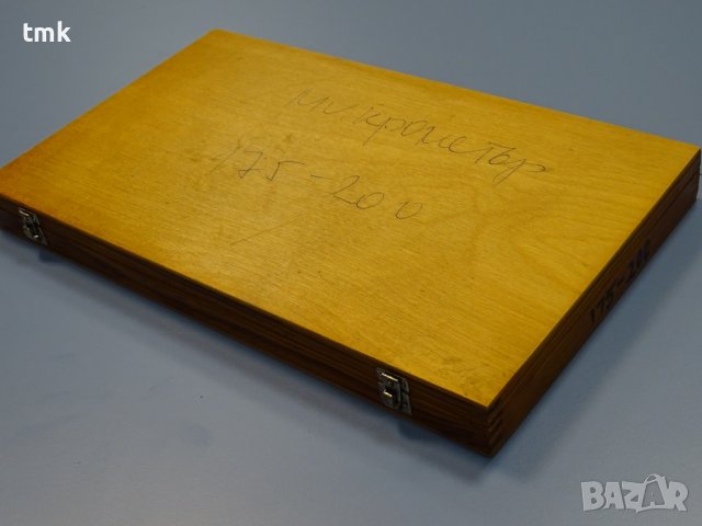 Микрометър SUHL 175-200 mm, 0.01 DDR Micrometer, снимка 7 - Куфари с инструменти - 38732072