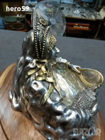 Уникална много рядка сребърна фигура Царска Русия 1888г./серебро 84 Овчинников, снимка 11 - Антикварни и старинни предмети - 27592827