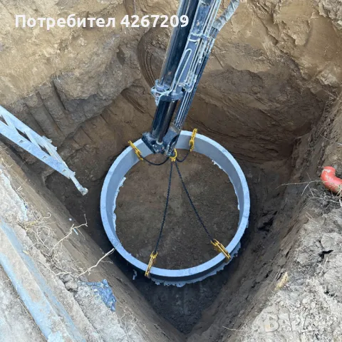 Изграждане на Септични Ями Шахти с Бетонни Пръстени с Багер Канализация, снимка 3 - ВиК услуги - 47582625