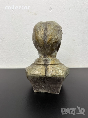 Бронзиран бюст на Васил Левски. №7781, снимка 5 - Антикварни и старинни предмети - 52881374