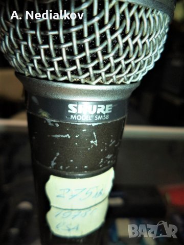 Shure sm58/USA, снимка 3 - Микрофони - 36940935