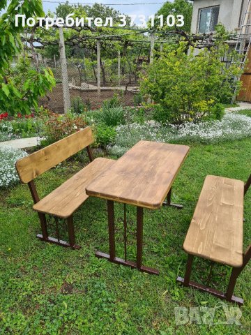 Градински маси и пейки, комплект. , снимка 8 - Градински мебели, декорация  - 40685408