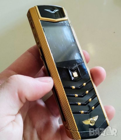 Телефон VERTU, Bentley, луксозен мобилен телефон Верту Бентли, метален, Breitling, Vertu Signature , снимка 3 - Други - 39390973