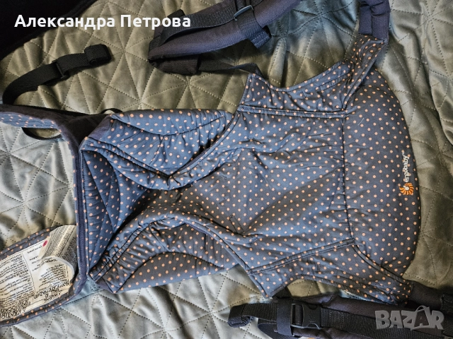 Ергономична раница Ergobaby 360 - Dusty Blue, снимка 3 - Кенгура и ранички - 52989117