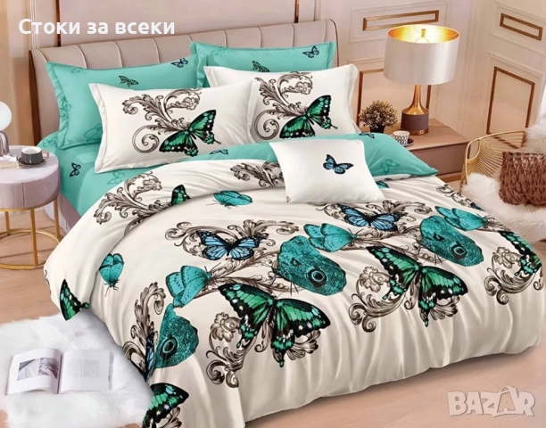 Двулицево спално бельо , снимка 12 - Спално бельо - 52493144