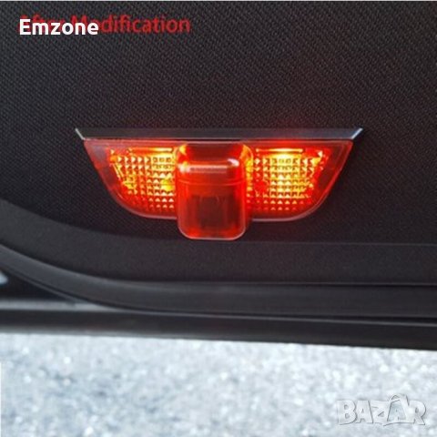 LED Плафони за вратa с лого за Mercedes W204 C CLASS, снимка 5 - Аксесоари и консумативи - 43669460