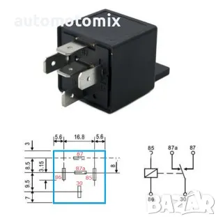 Реле 5 крачета 12v/30A