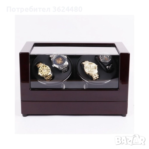 Уникална кутия за навиване на 4 автоматични часовника едновременно 2176, снимка 6 - Други - 52566500