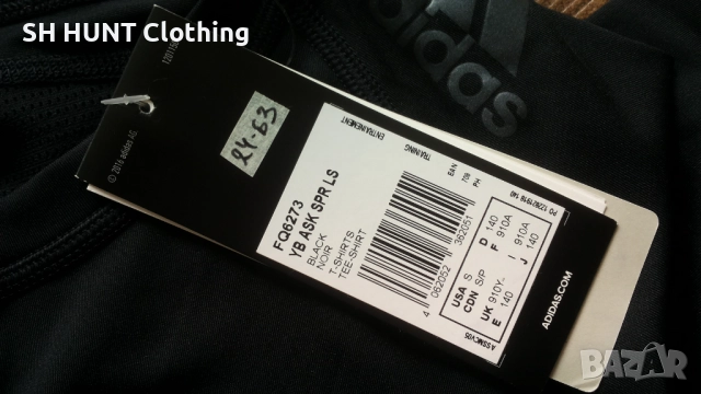 Adidas TECHFIT Thermo Kids Размер 9-10 г / 140 см детска термо блуза 24-63, снимка 13 - Детски Блузи и туники - 52683563