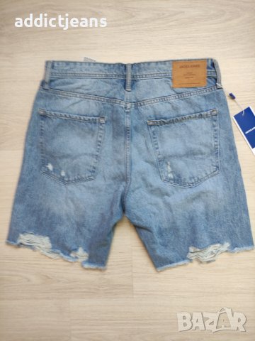 Мъжки къси дънки Jack&Jones размер М, снимка 5 - Къси панталони - 36831173