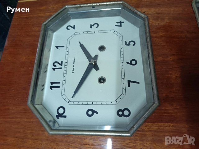 стенен часовник "Янтар" (Jantar) , снимка 2 - Антикварни и старинни предмети - 52665468