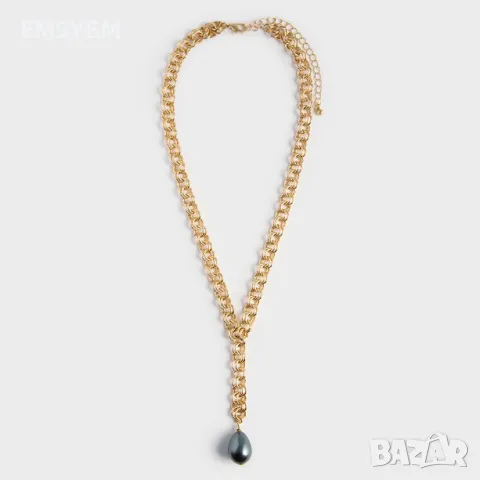 Колие от изкуствени перли Lestari, снимка 1