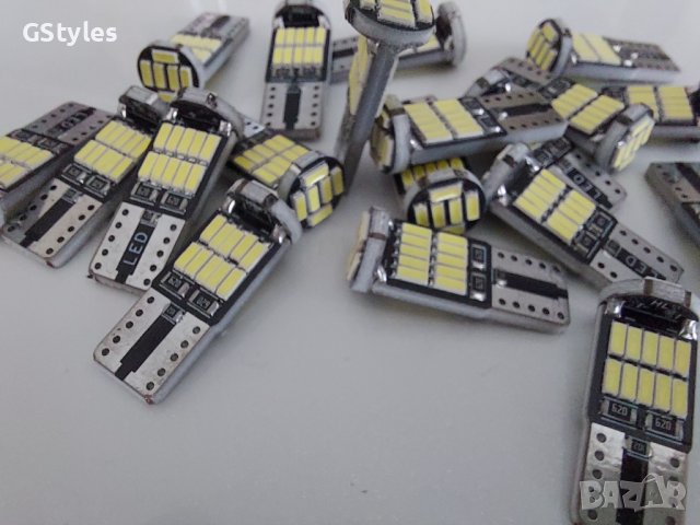 2бр Led крушки T10, W5W , снимка 7 - Аксесоари и консумативи - 44126193