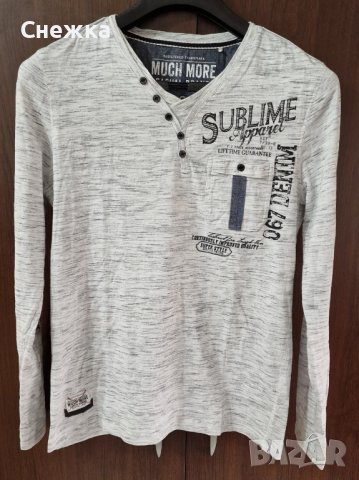 Мъжка сива блуза, снимка 1