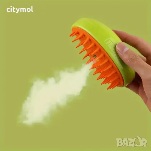 Парна четка за домашни любимци, за премахване на косми, масажен ефект, снимка 2 - За кучета - 48371973